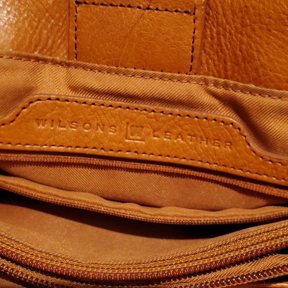 WILSON Vintage Western Style Woven Leather Handbag - Picture 5 of 6